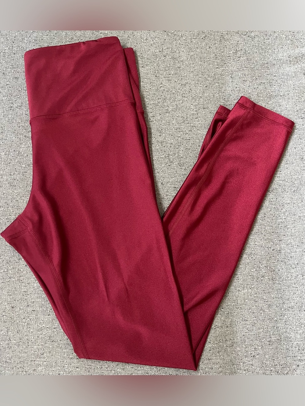 Athleta red leggings elation shine sparkle leggings